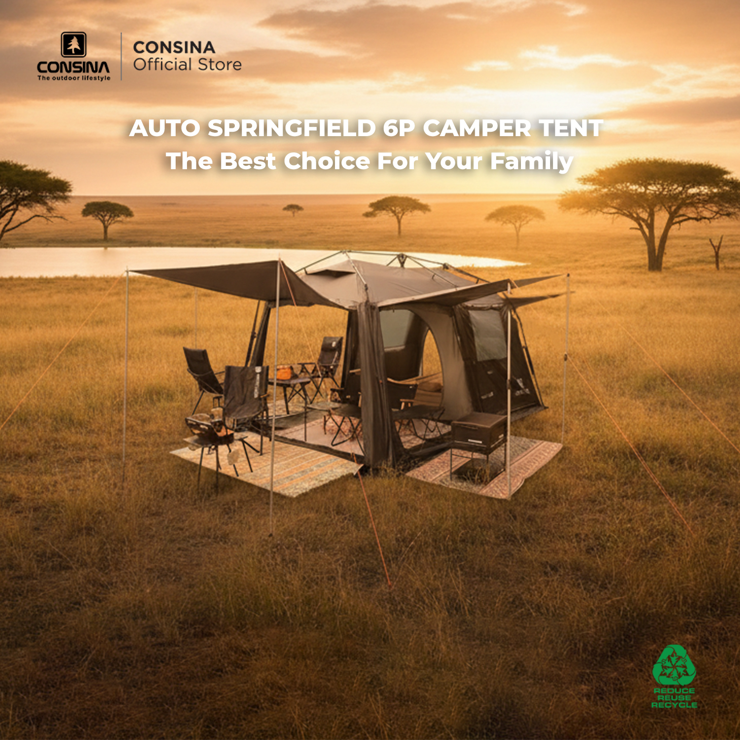 Tent — Consina — The Outdoor Lifestyle